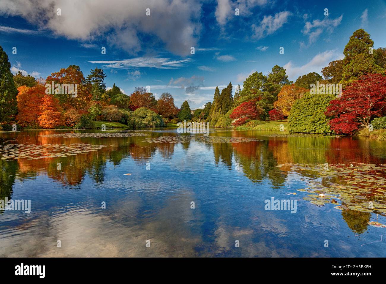 National Trust Sheffield Park Hayward’s Heath East Sussex Royaume-Uni Banque D'Images