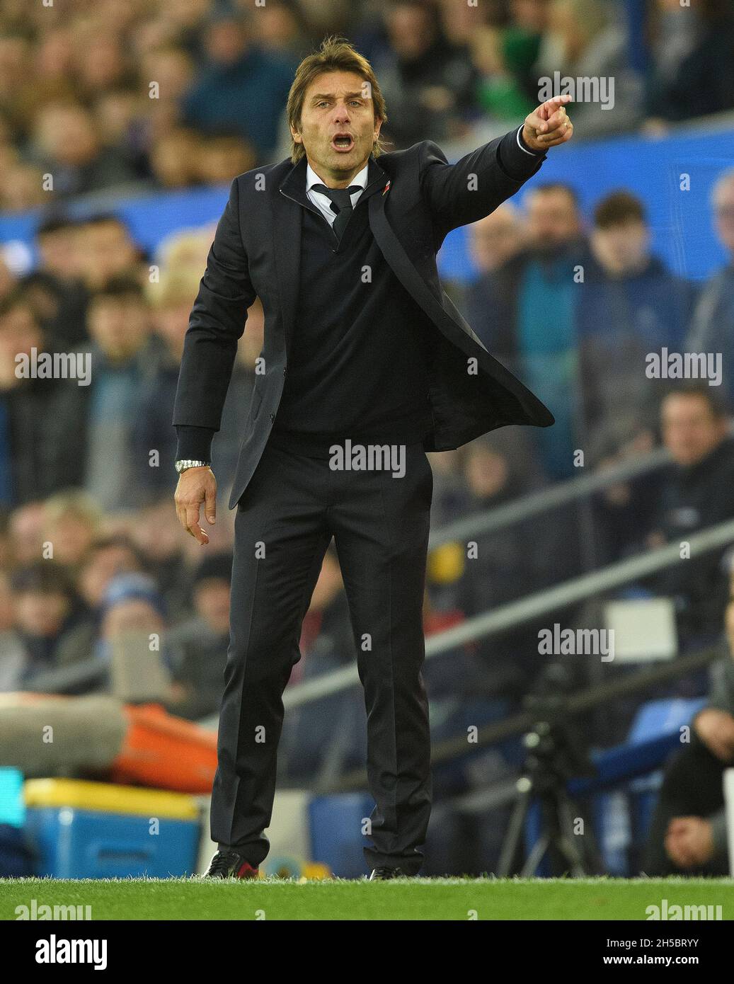 Liverpool, Royaume-Uni.7 novembre 2021.Antonio Conte, directeur de Tottenham Hotspur, lors du match de la Premier League à Goodison Park.Image Mark pain / Alamy Banque D'Images