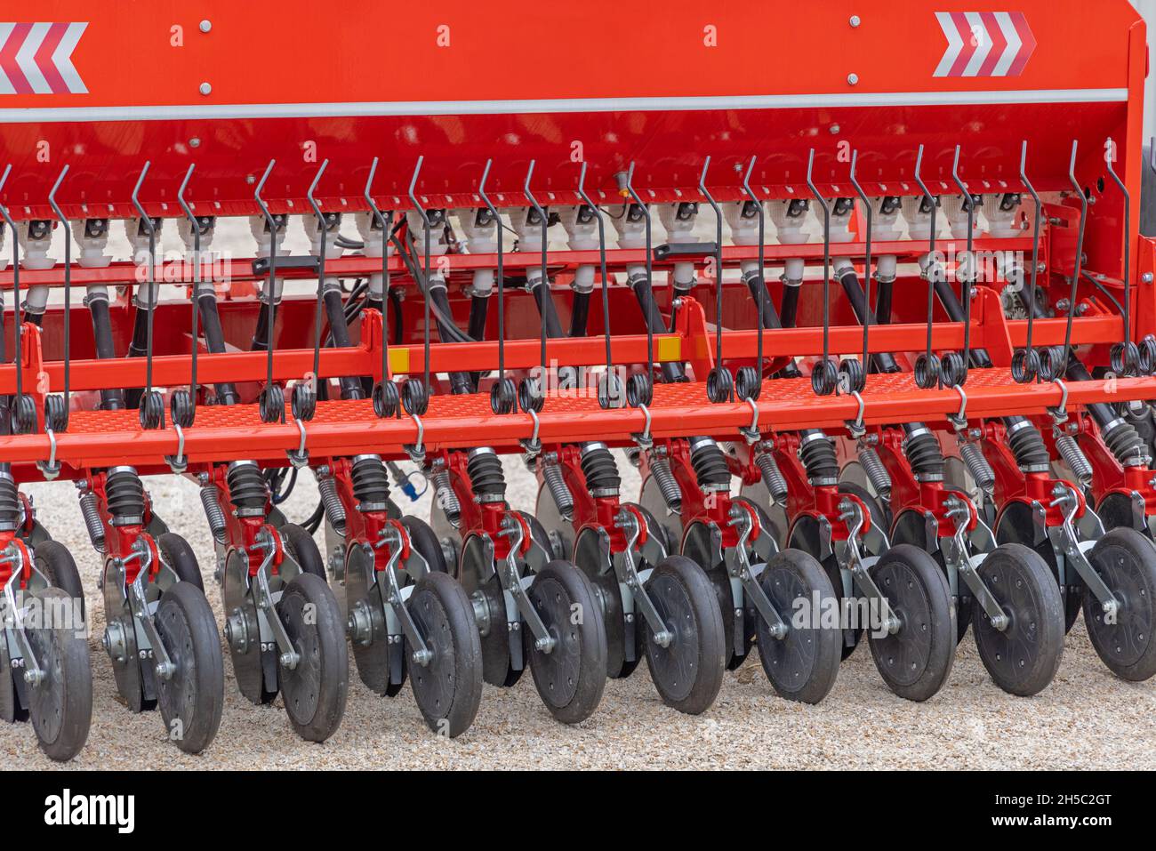 Semoir multifonctionnel semoir à disque double Agriculture machine Banque D'Images