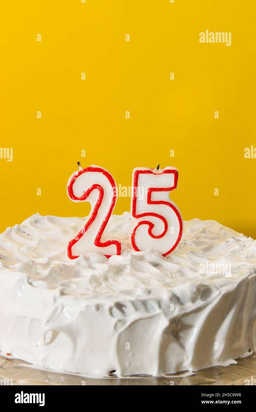 Happy Birthday Number 25 Greeting Banque D Image Et Photos Alamy