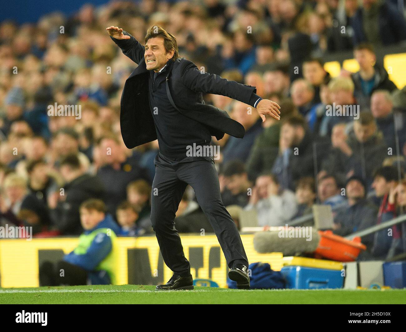 Liverpool, Royaume-Uni.7 novembre 2021.Antonio Conte, directeur de Tottenham Hotspur, lors du match de la Premier League à Goodison Park.Image Mark pain / Alamy Banque D'Images