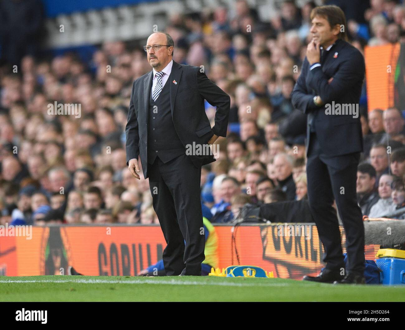 Liverpool, Royaume-Uni.7 novembre 2021.Rafa Benitez, responsable d'Everton, lors du match de la Premier League à Goodison Park.Image Mark pain / Alamy Banque D'Images