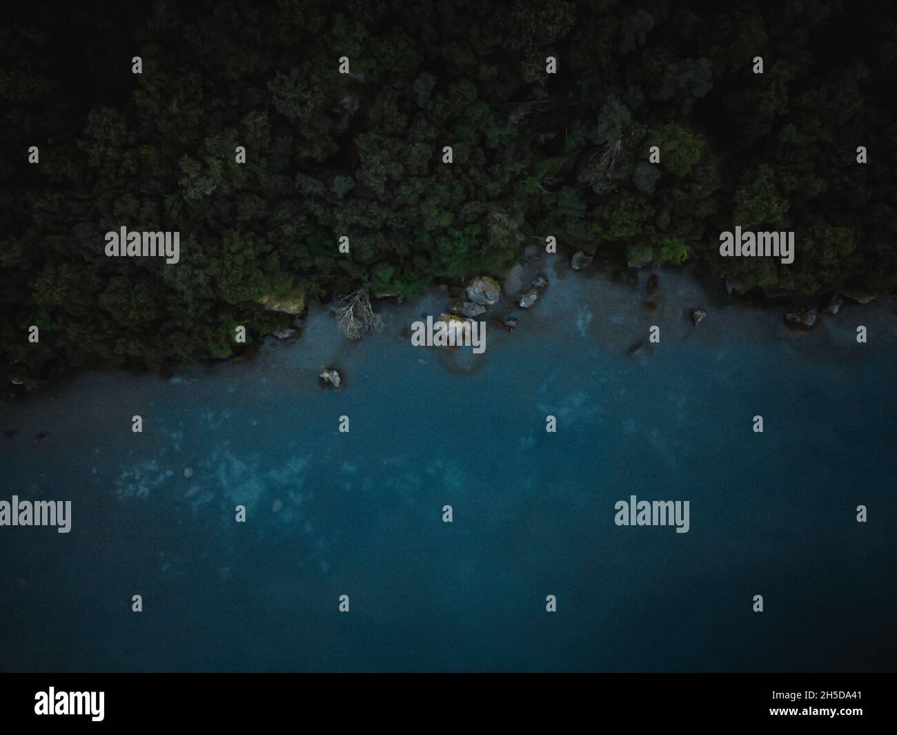 une vue superbe sur le lac de garde Banque D'Images