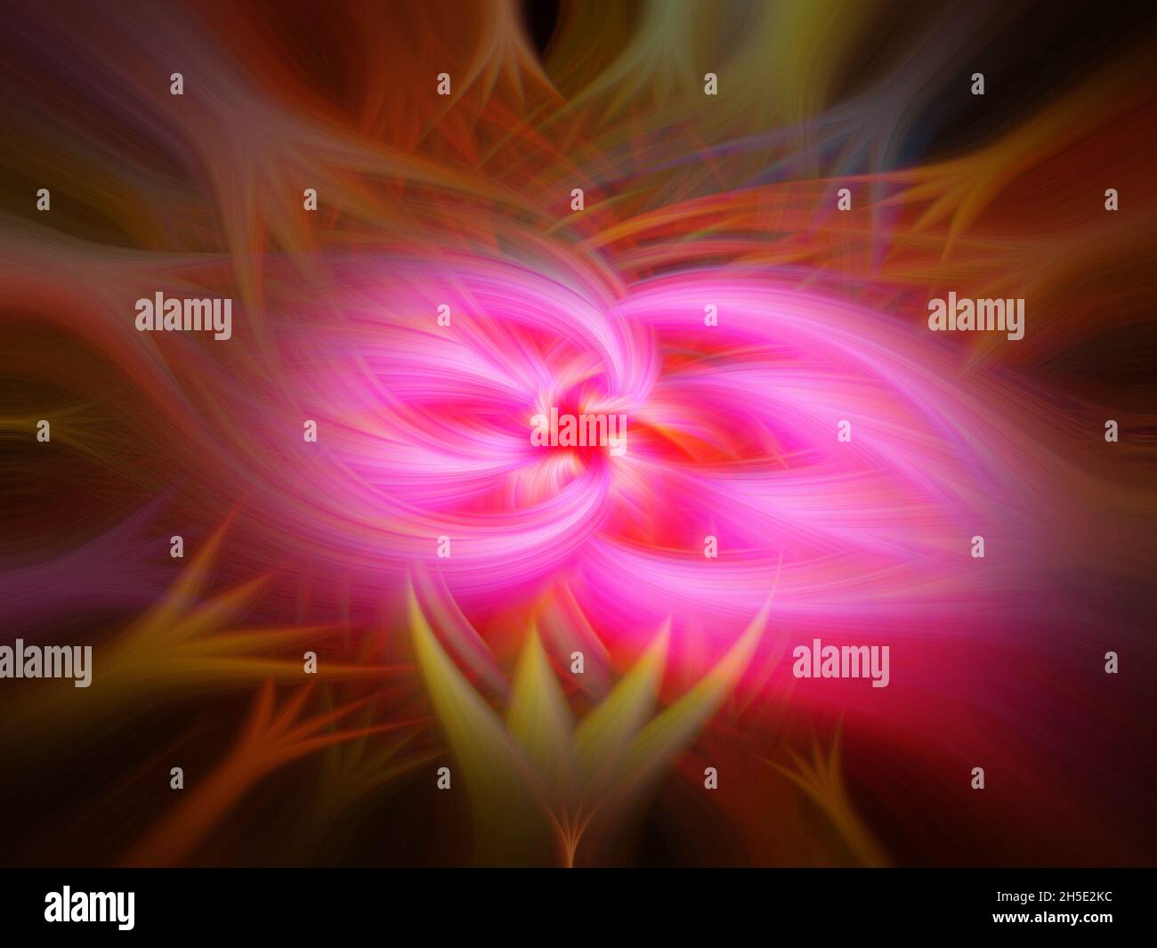 Un arrière-plan abstrait à fibres de lumière torsadées (2) Banque D'Images