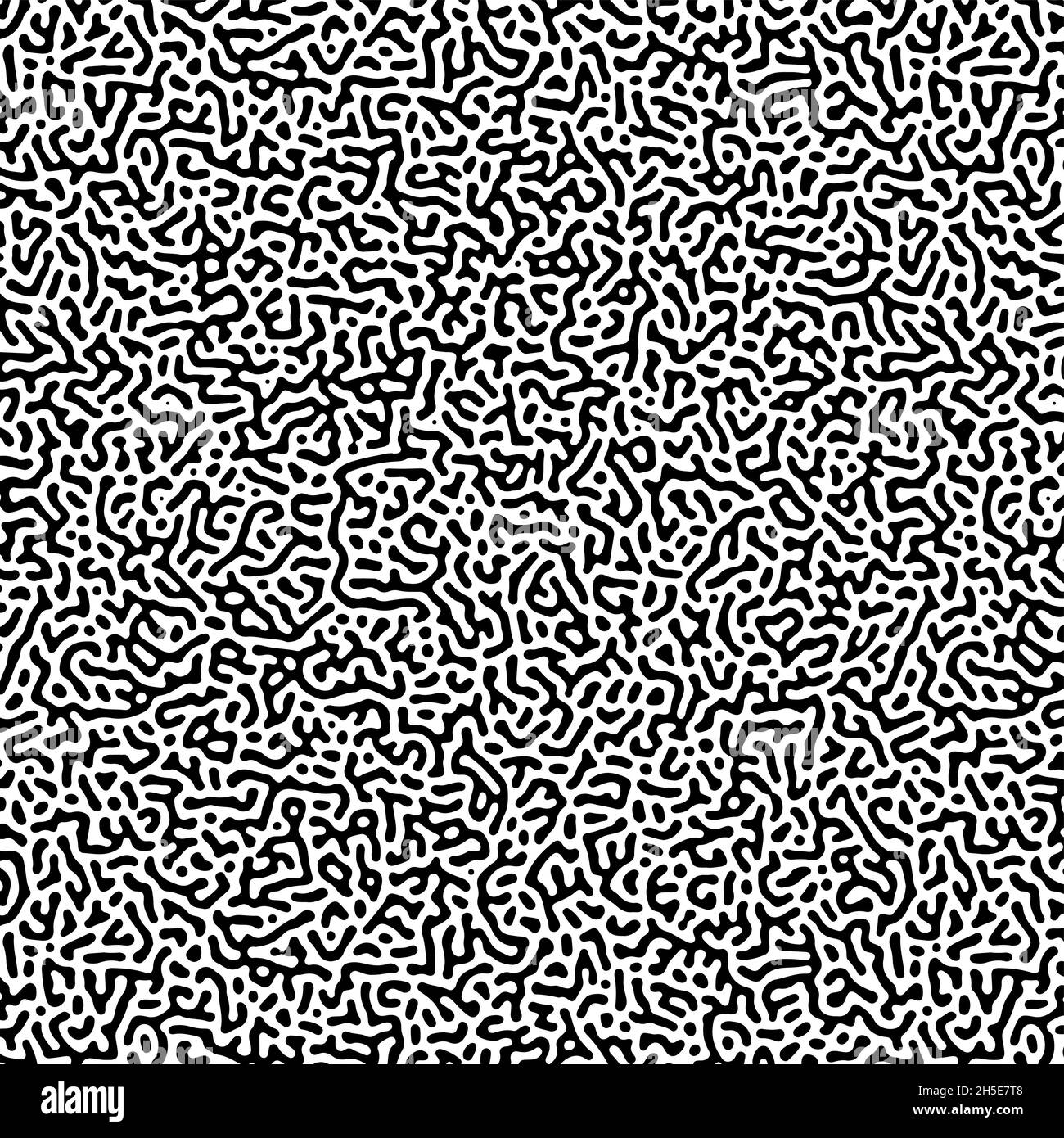 Motif de Turing. Modèle réaction-diffusion. Bases chimiques de la morphogenèse. Illustration de Vecteur