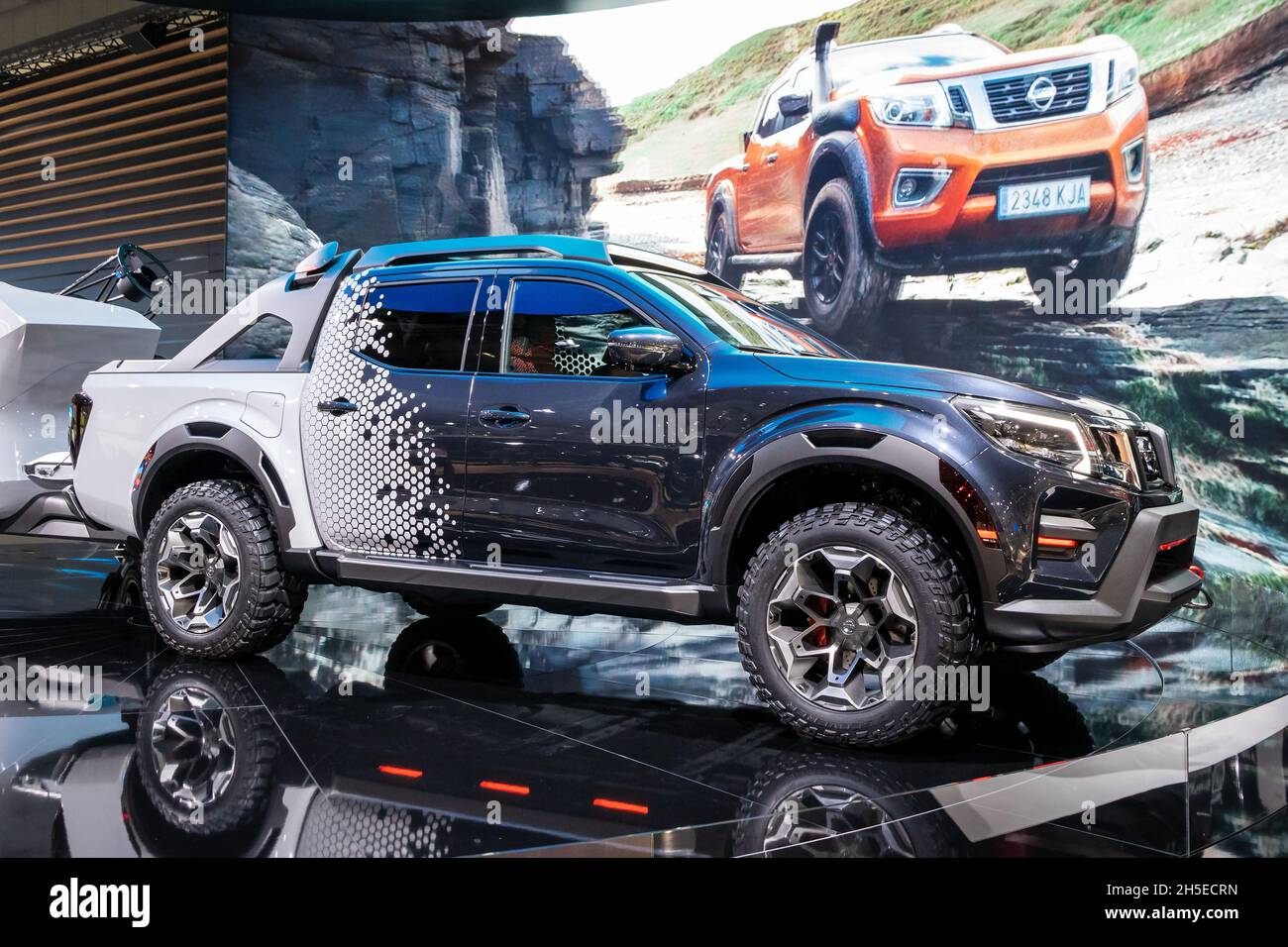 Le pick-up concept Nissan Navara Dark Sky a été présenté au salon automobile IAA de Hanovre.Allemagne - 27 septembre 2018. Banque D'Images