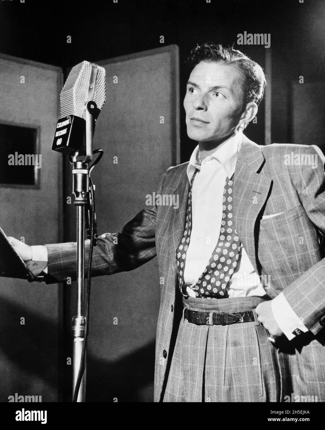 William P Gottlieb photographie de Frank Sinatra Banque D'Images