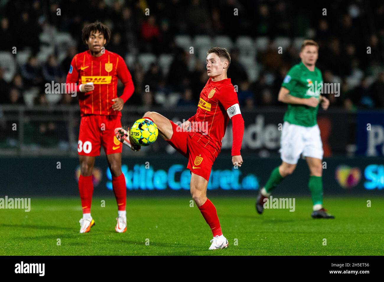 Viborg, Danemark.5 novembre 2021.Magnus Kofod Andersen (8) du FC Nordsjaelland vu pendant le match 3F Superliga entre Viborg FF et le FC Nordsjaelland à l'Energi Viborg Arena de Viborg, au Danemark.(Crédit photo: Gonzales photo - Dejan Obretkovic). Banque D'Images