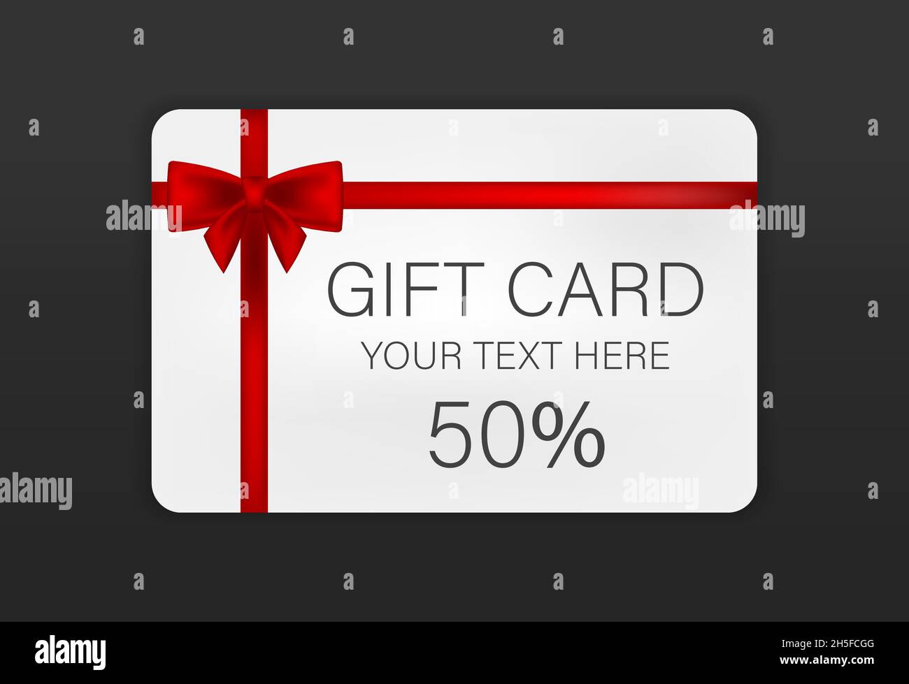 Carte-cadeau pour les clients Image Vectorielle Stock - Alamy