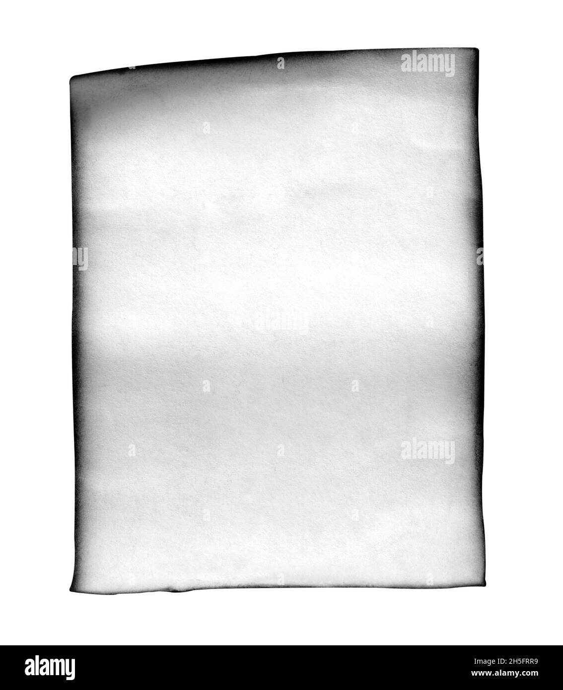 notez l'étiquette d'étiquette vierge en papier Banque D'Images