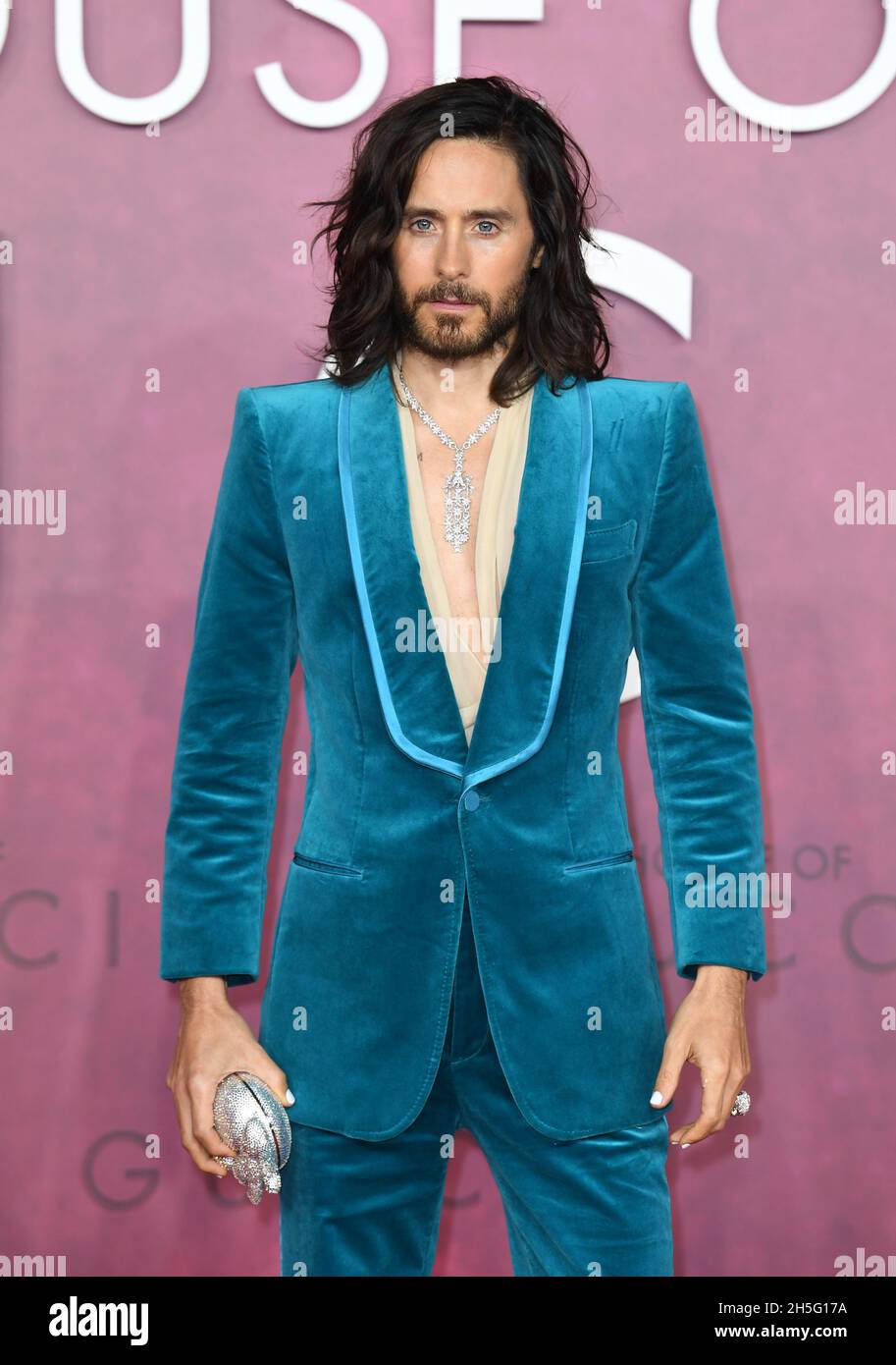 9 novembre 2021.Londres, Royaume-Uni.Jared Leto arrive à la Maison de Gucci UK Premiere, Odeon Leicester Square.Crédit : Doug Peters/EMPICS/Alamy Live News Banque D'Images