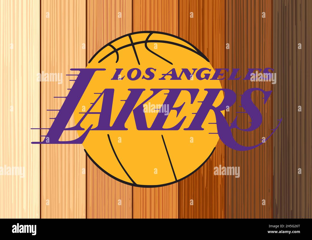 Armoiries Los Angeles Lakers, Los Angeles, ils participent à la National  Basketball Federation (NBA Photo Stock - Alamy