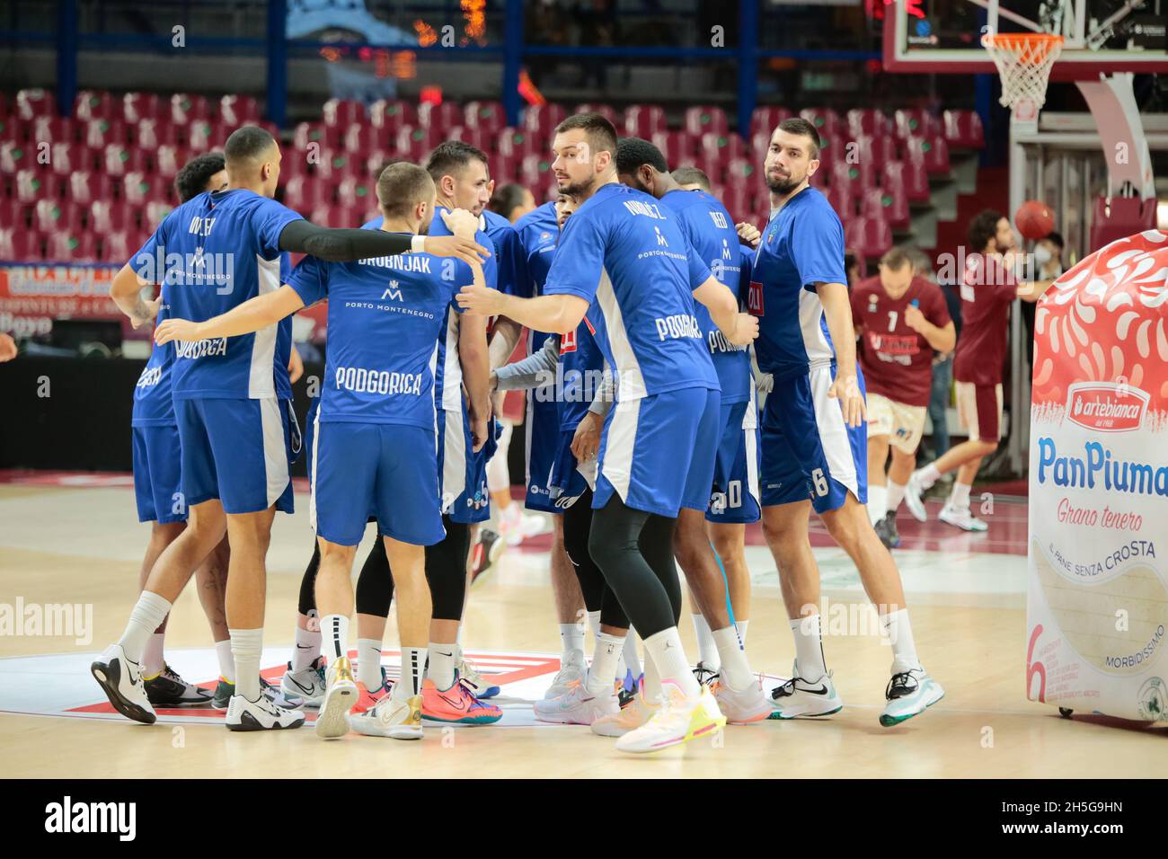 Venise, Italie.09ème novembre 2021.Buducnost Voli Podgorica pendant Umana Reyer Venezia vs Buducnost Voli Podgorica, Basketball Eurocup Championship à Venise, Italie, novembre 09 2021 crédit: Independent photo Agency/Alay Live News Banque D'Images