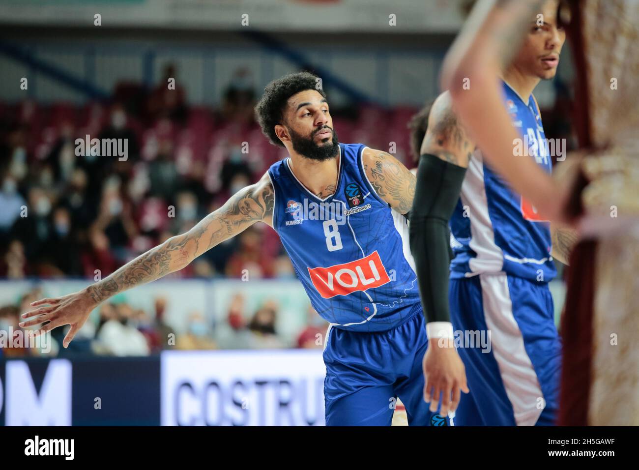 Venise, Italie.09ème novembre 2021.Dennis Seeley (Buducnost Voli Podgorica) pendant Umana Reyer Venezia vs Buducnost Voli Podgorica, Basketball Eurocup Championship à Venise, Italie, novembre 09 2021 crédit: Independent photo Agency/Alay Live News Banque D'Images