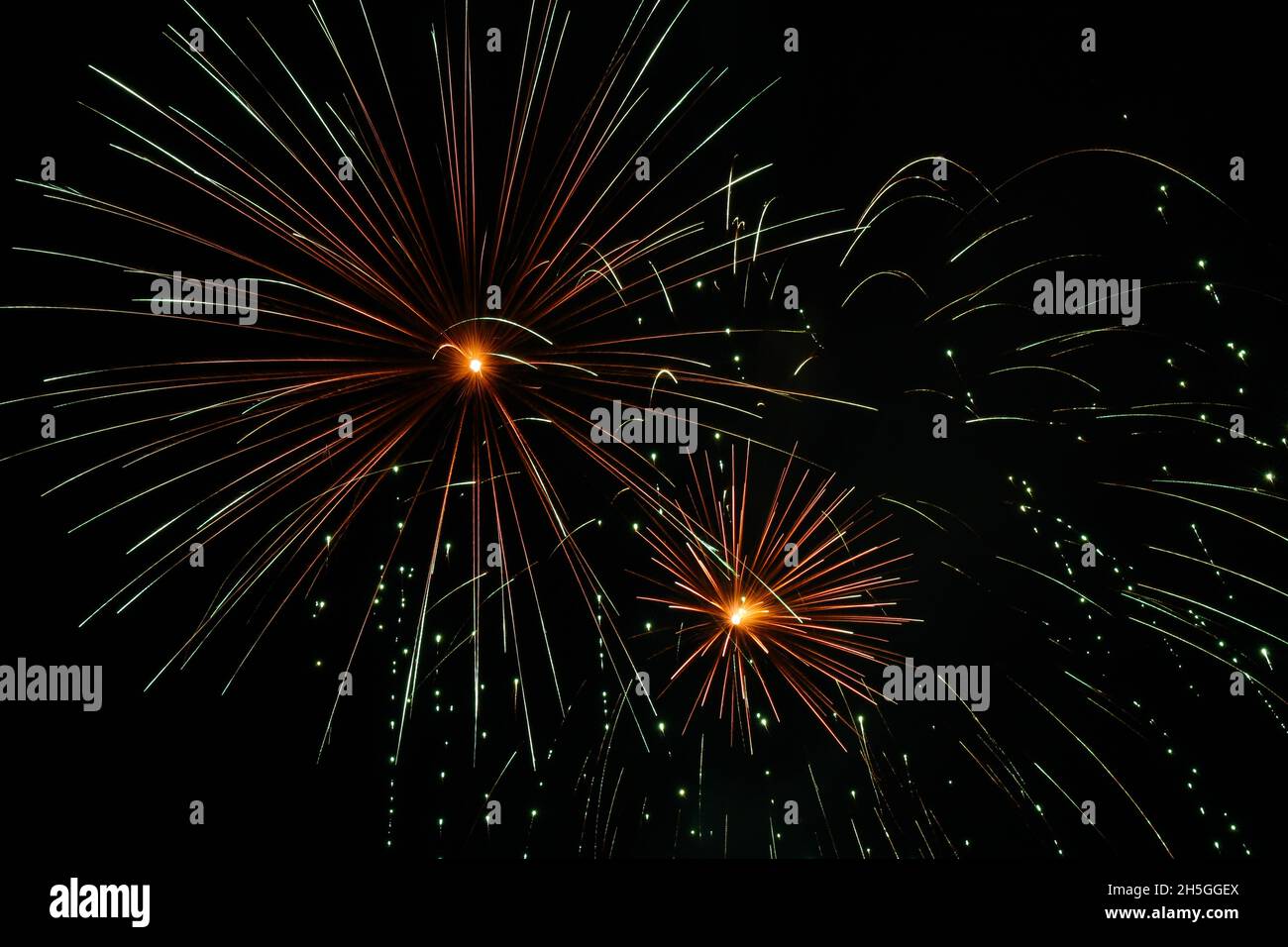 Feu d'artifice Harlow Essex 2021 Banque D'Images