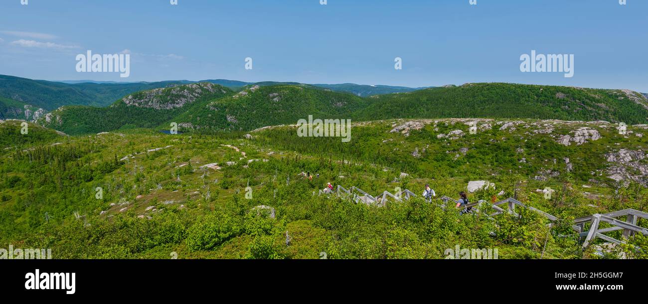 Parc national des Grands-Jardins; Charlevoix, Québec, Canada Banque D'Images