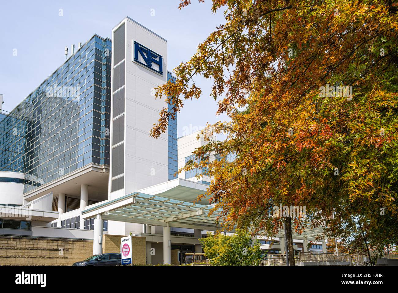 Northside Hospital Gwinnett, situé à Lawrenceville, en Géorgie, fait partie du réseau Metro Atlanta Northside Hospital.(ÉTATS-UNIS) Banque D'Images