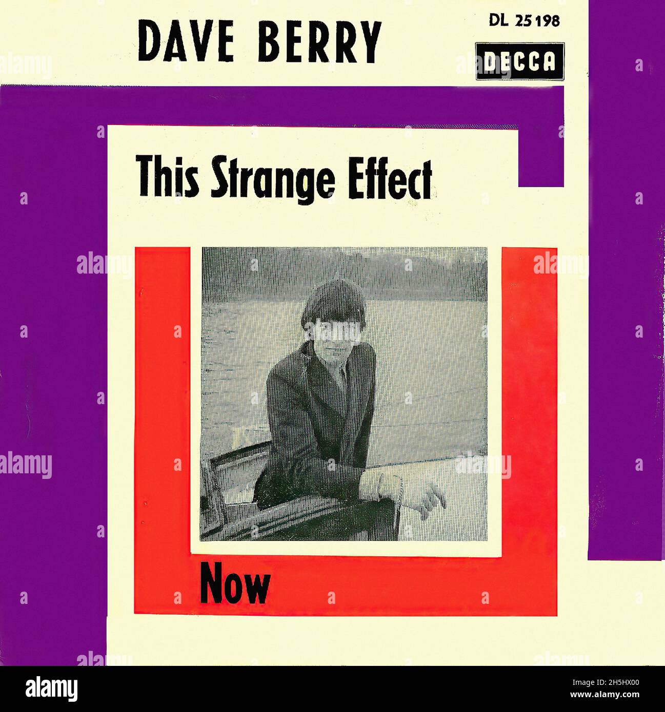 Couverture de disque unique vintage - Berry, Dave - cet étrange effet - D - 1965 Banque D'Images
