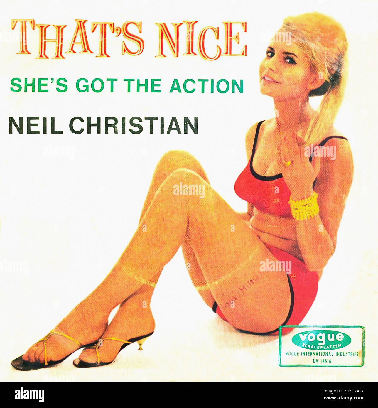 Couverture de disque unique vintage - Christian, Neil - c'est Nice - D -  avril - 1966 Photo Stock - Alamy