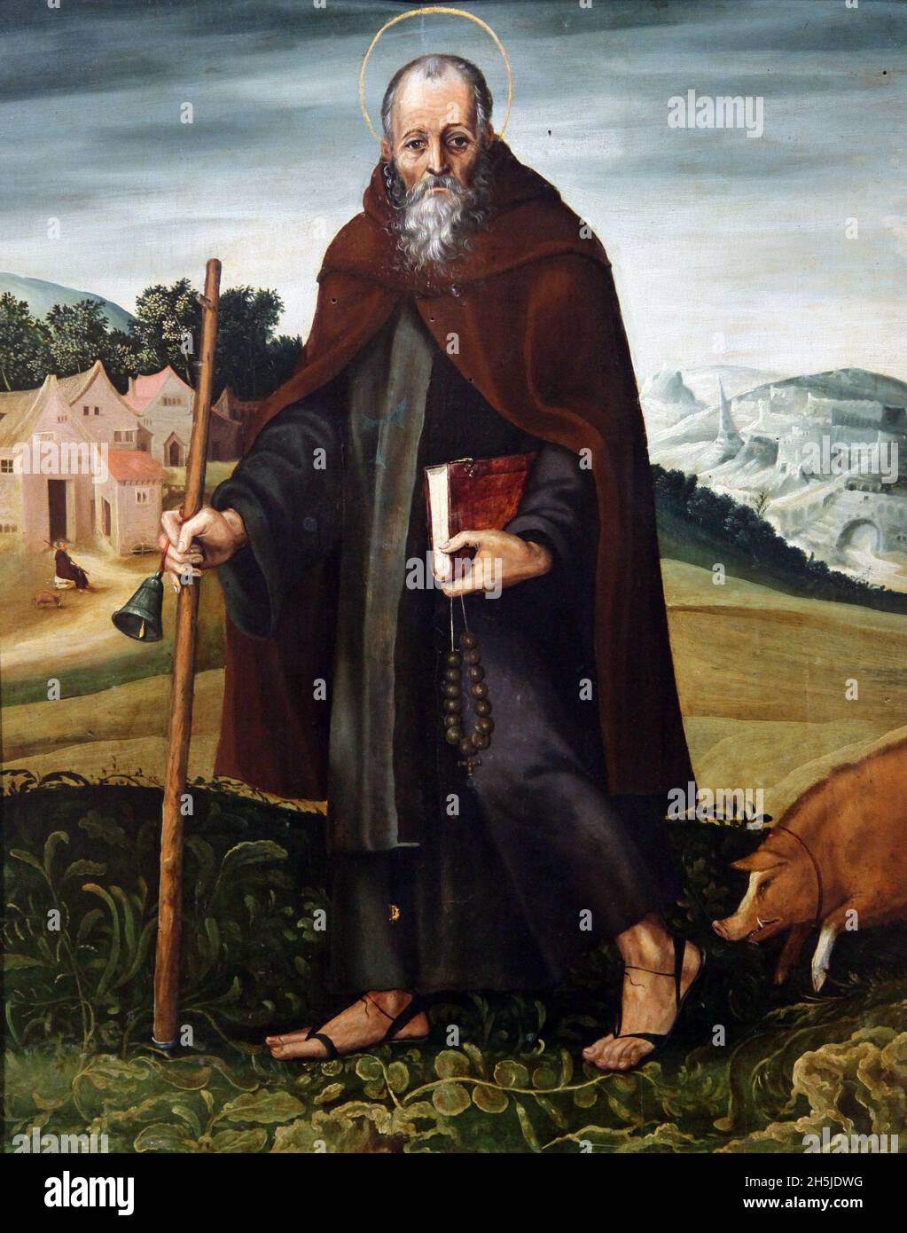 Saint Augustine 1563 par Baltasar del águila 1540-1599 Banque D'Images