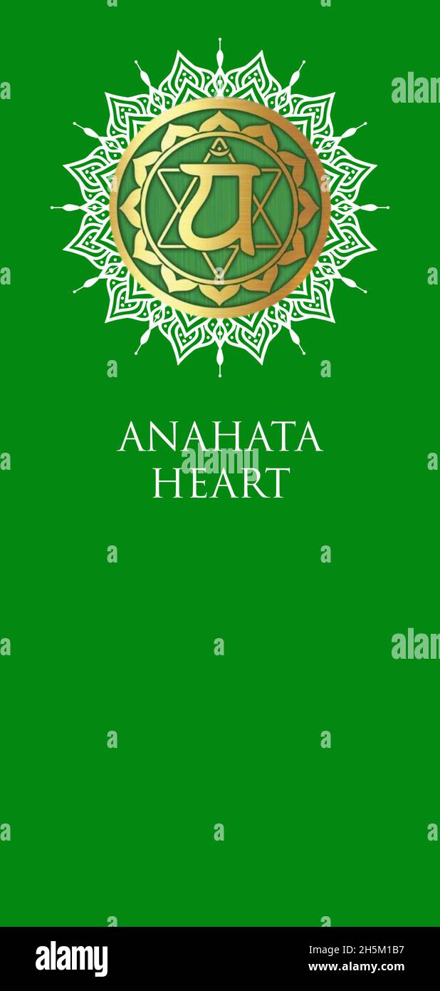 Collection de symboles chakras isolée sur fond de couleur Banque D'Images