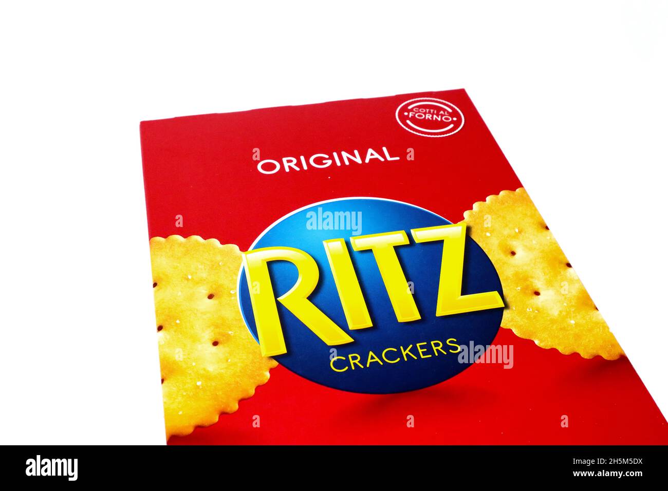 BISCUITS Ritz.Ritz est une marque introduite par Nabisco en 1934 et détenue par Mondelez International Banque D'Images