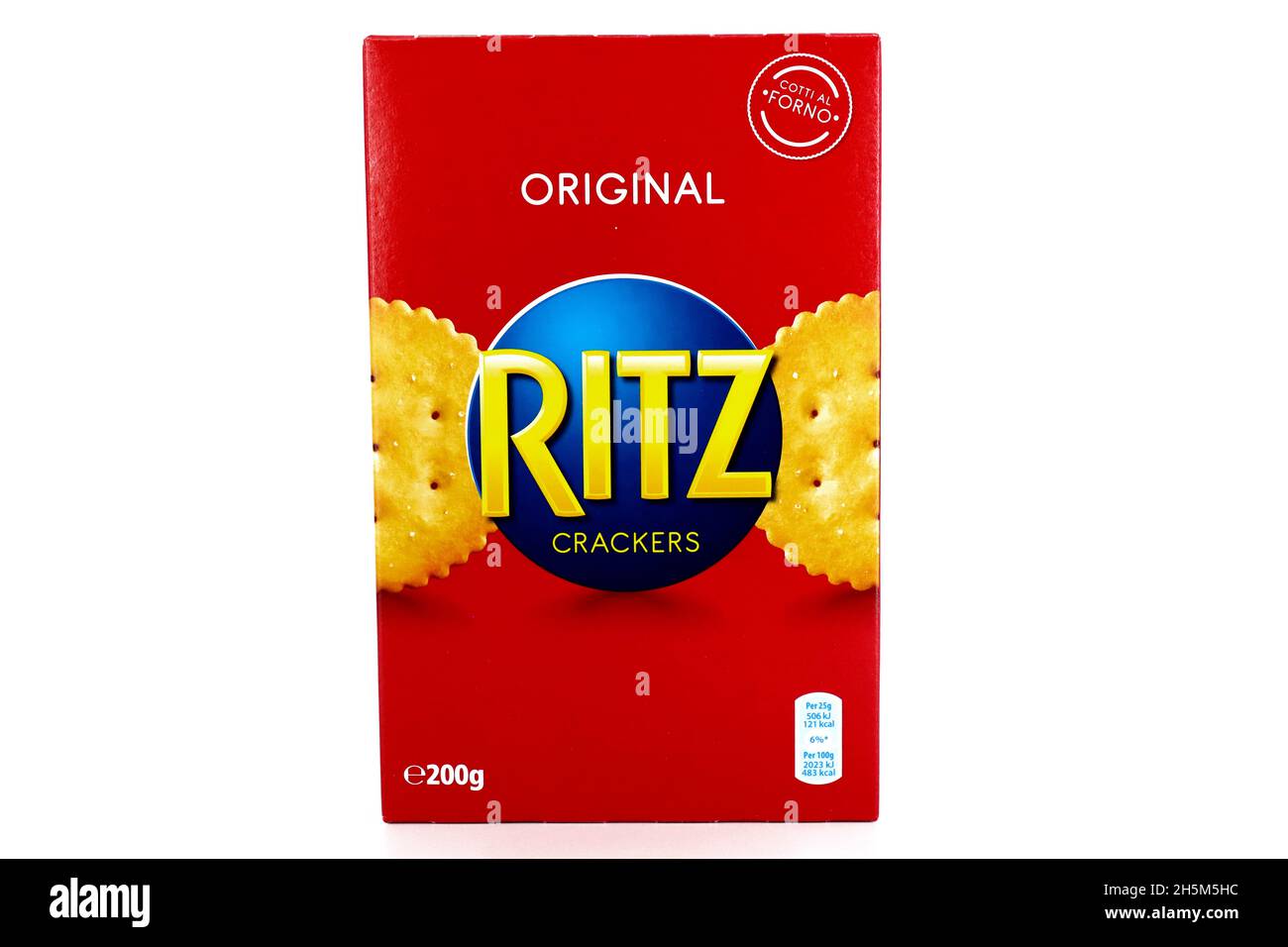 BISCUITS Ritz.Ritz est une marque introduite par Nabisco en 1934 et détenue par Mondelez International Banque D'Images