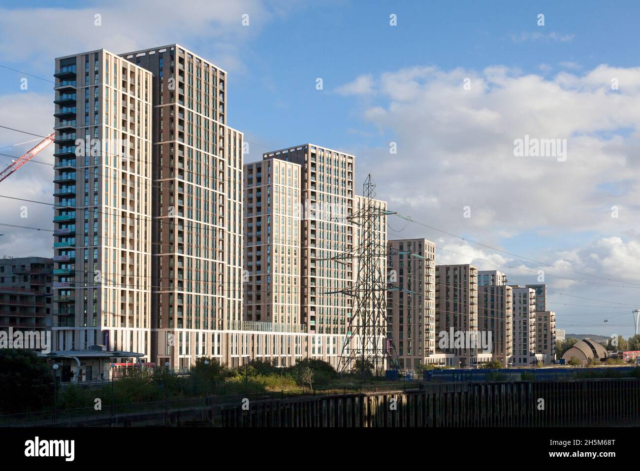 Nouveau développement résidentiel, Canning Town, Londres Banque D'Images