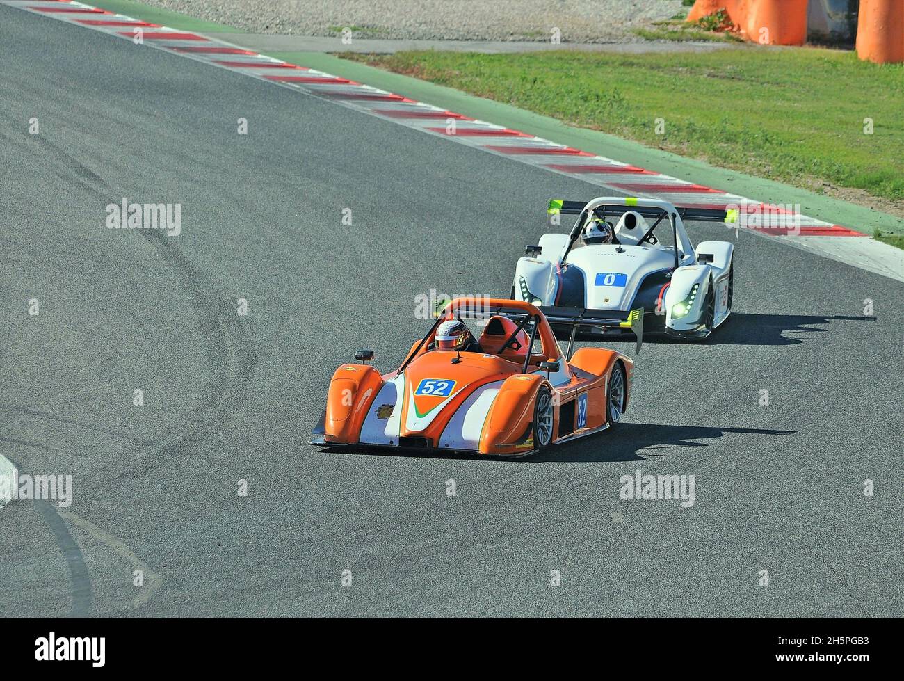 Course automobile européenne radicale sur le circuit Barcelone Catalunya, Barcelone, Catalogne, Espagne Banque D'Images