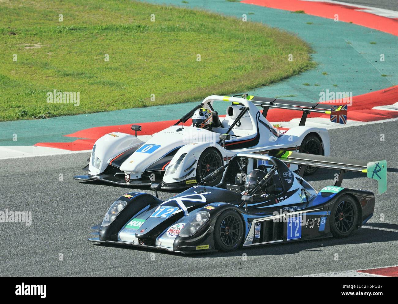 Course automobile européenne radicale sur le circuit Barcelone Catalunya, Barcelone, Catalogne, Espagne Banque D'Images