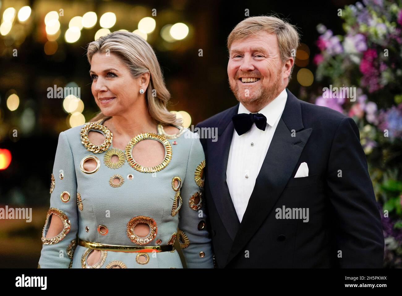 OSLO 20211110.le roi Willem-Alexander et la reine Máxira des pays-Bas visitent le nouveau musée Munch à Oslo.Photo: Terje Pedersen / NTB / PISCINE Banque D'Images