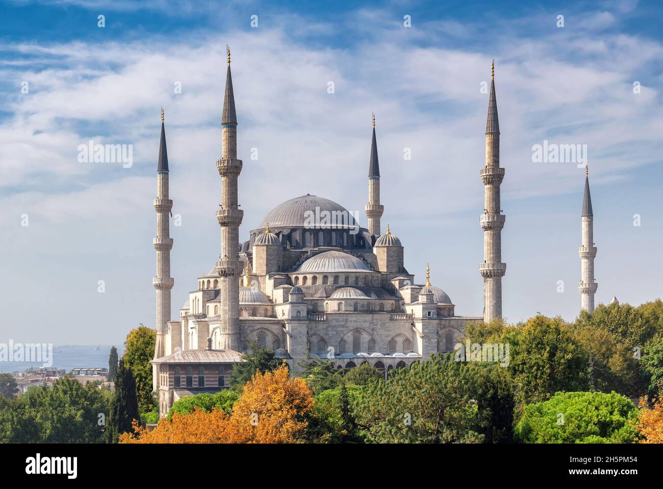 Mosquée bleue à Istanbul, Turquie Banque D'Images