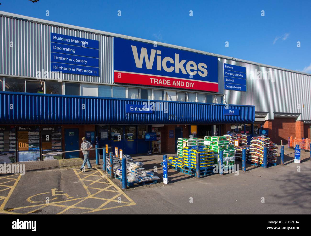 Boutique de bricolage Wickes, Bristol Banque D'Images