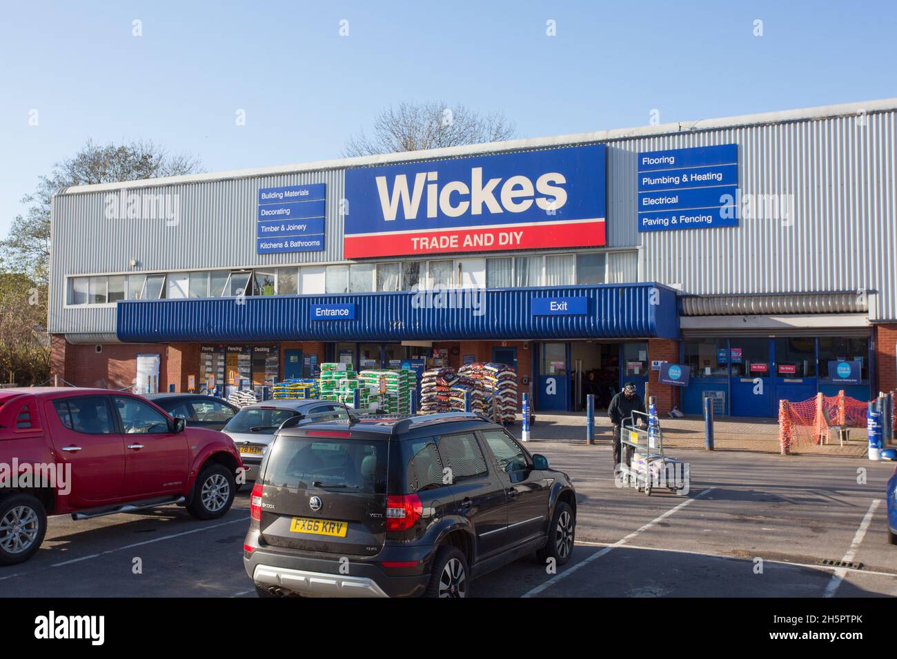 Boutique de bricolage Wickes, Bristol Banque D'Images