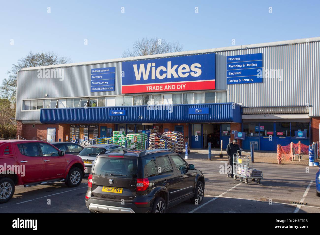 Boutique de bricolage Wickes, Bristol Banque D'Images