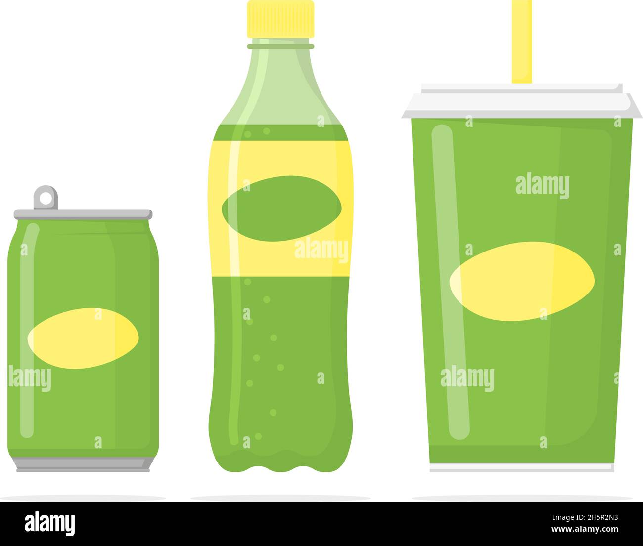 Canettes de boissons gazeuses Banque d'images vectorielles - Alamy