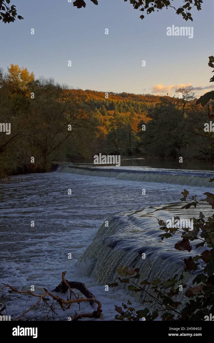 wartleigh weir Banque D'Images