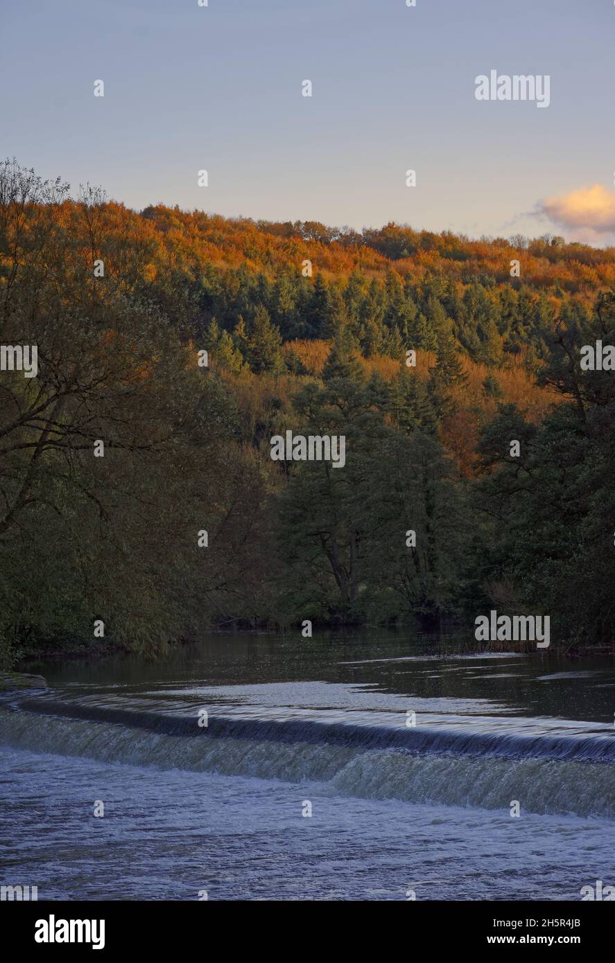 wartleigh weir Banque D'Images