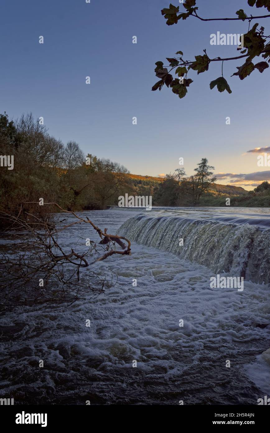 wartleigh weir Banque D'Images