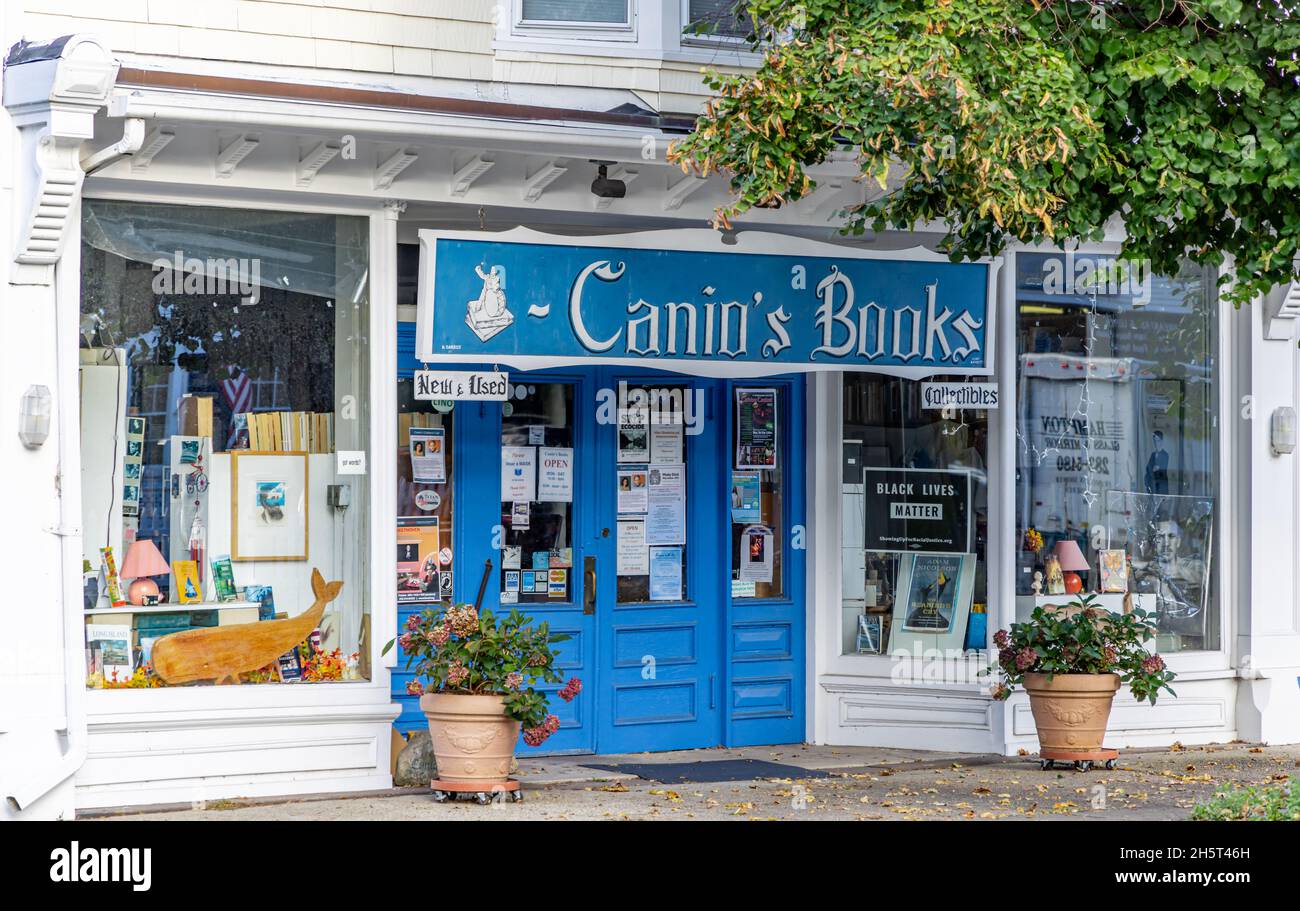 Canio's Books, Sag Harbor, NY Banque D'Images