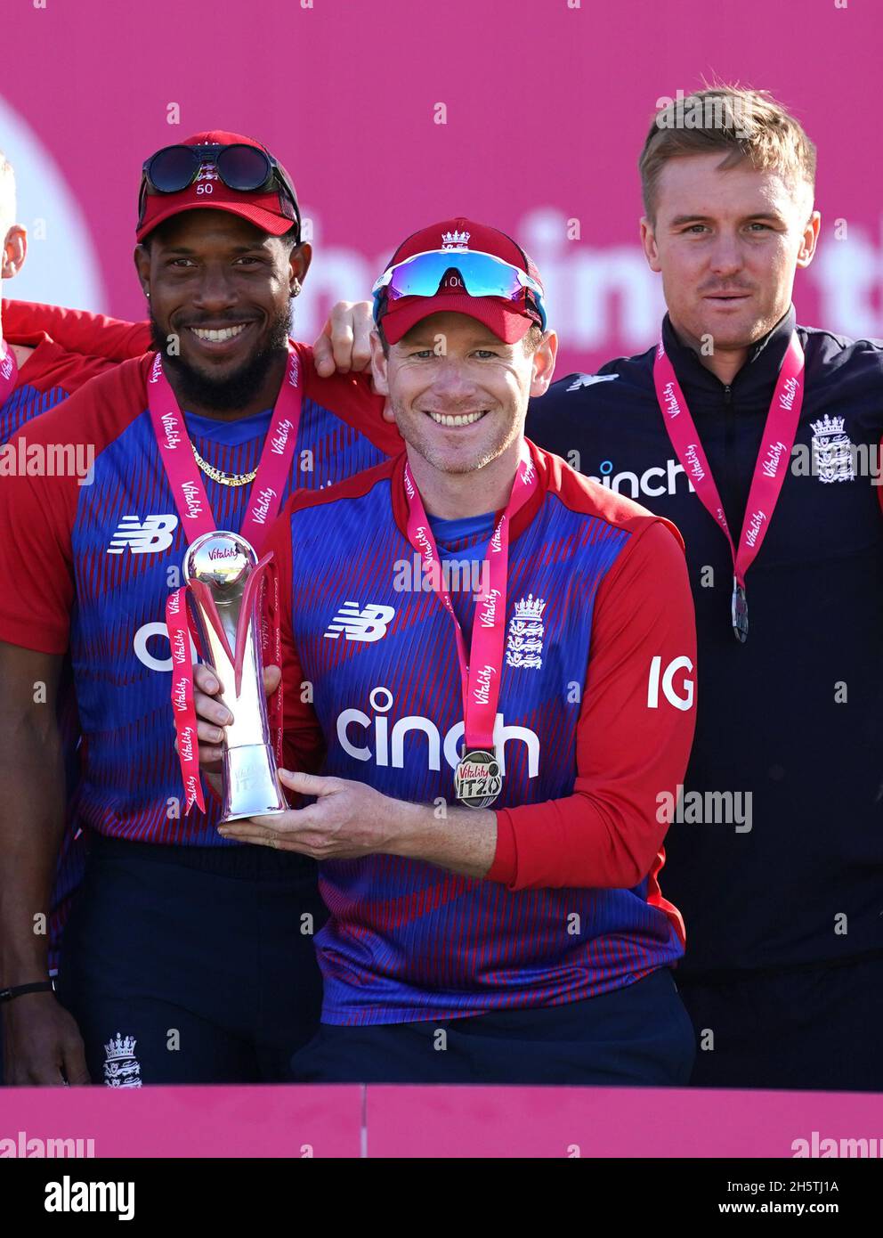 Photo du dossier datée du 26-06-2021 du capitaine d'Angleterre Eoin Morgan.Chris Silverwood veut que Eoin Morgan reste comme skipper de l'Angleterre.Date d'émission : jeudi 11 novembre 2021. Banque D'Images