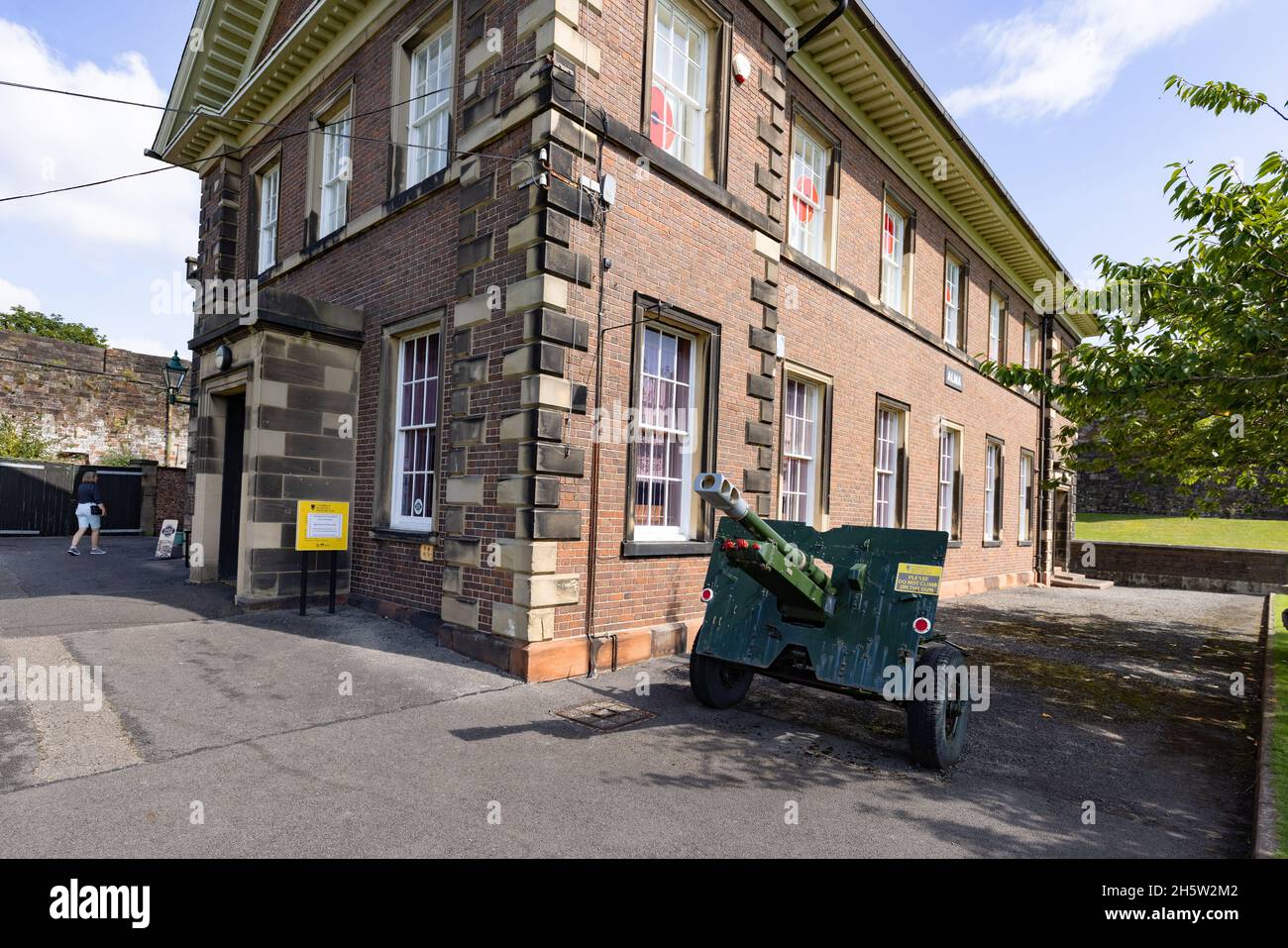 Extérieur du musée de la vie militaire de Cumbria, au château de Carlisle, Carlisle Cumbria Royaume-Uni Banque D'Images