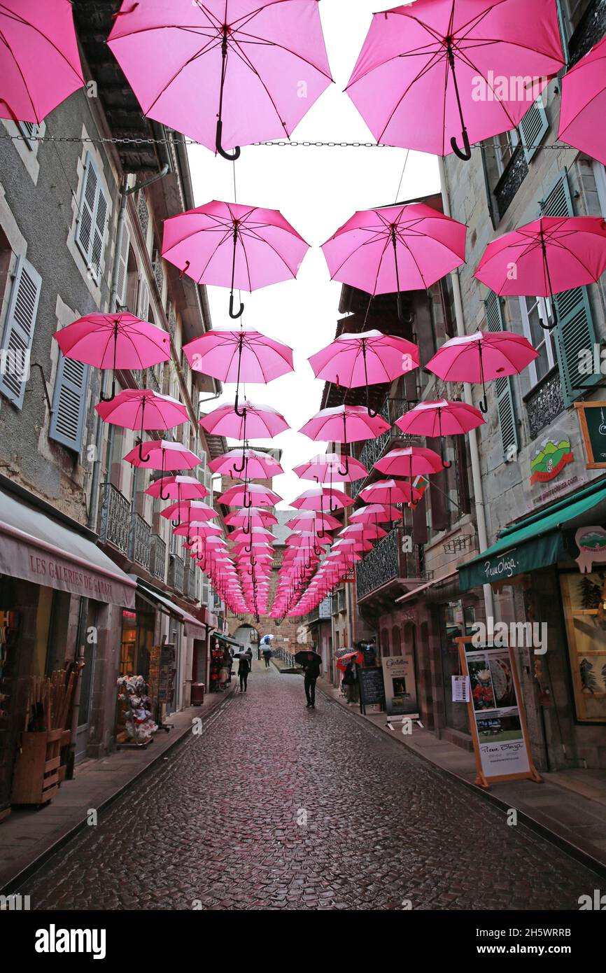 Saint-Jean-Pied-de-Port, Pyrénées-Atlantiques, France Banque D'Images