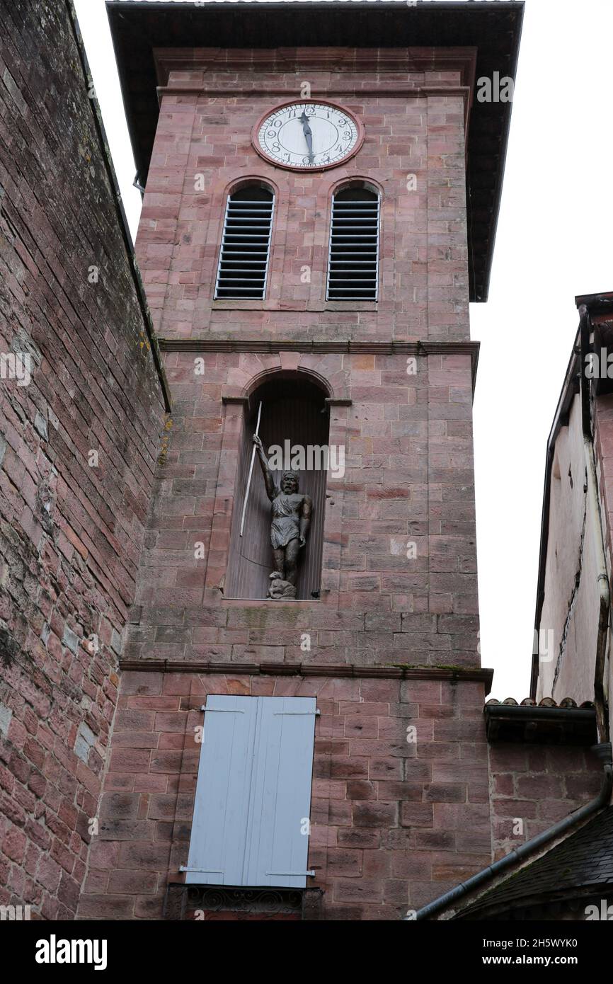 Saint-Jean-Pied-de-Port, Pyrénées-Atlantiques, France Banque D'Images