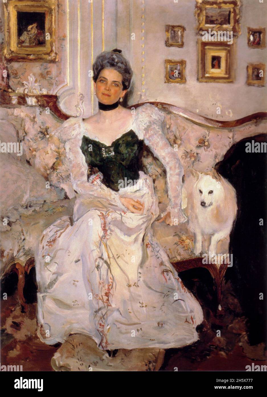 Valentin Serov Portrait de la princesse Zinaida Yusupova - 1900-1902 Banque D'Images