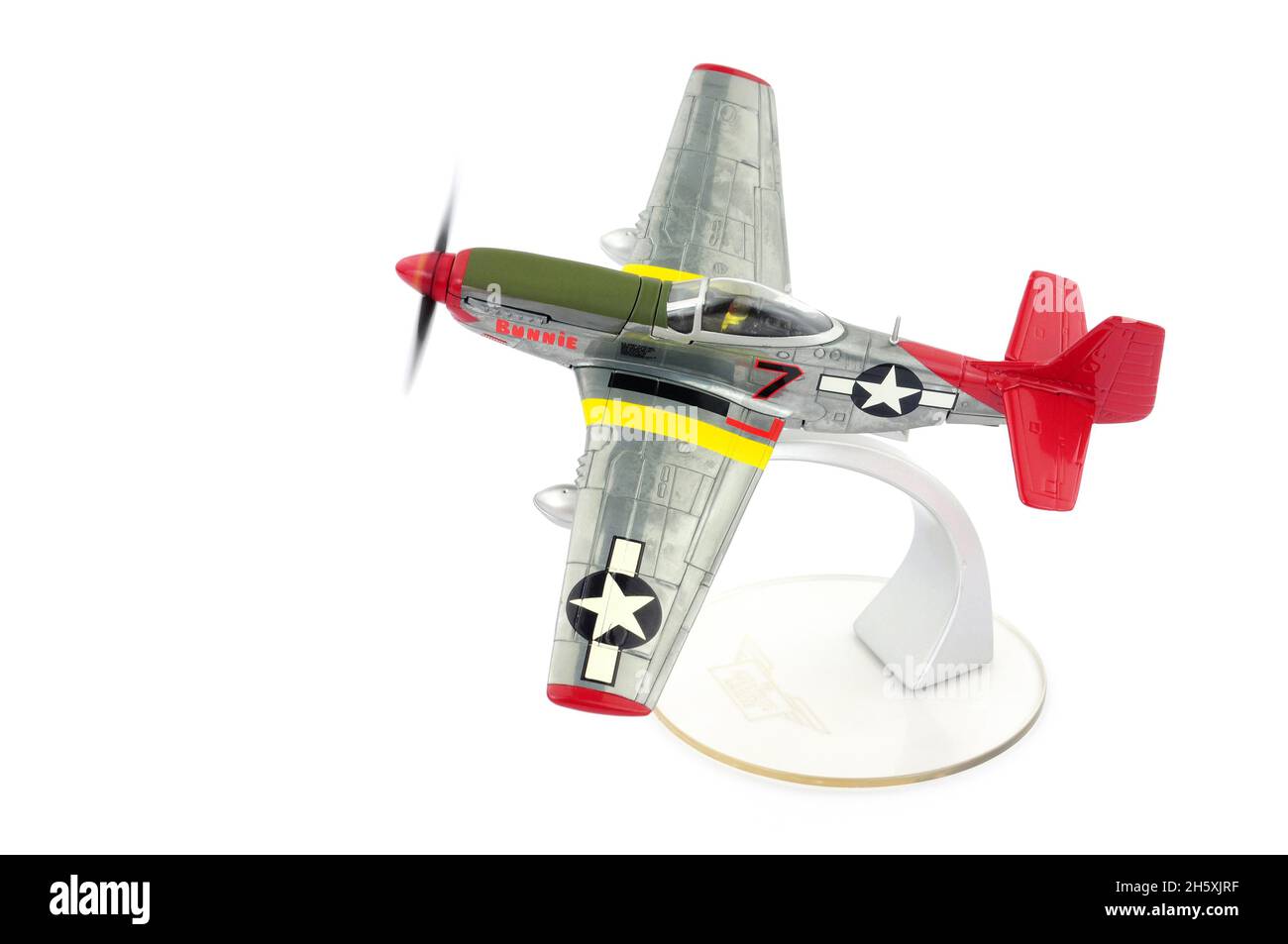 Corgi aviation archive collection métal moulé P51-D Mustang 1/72 maquette d'avion Banque D'Images