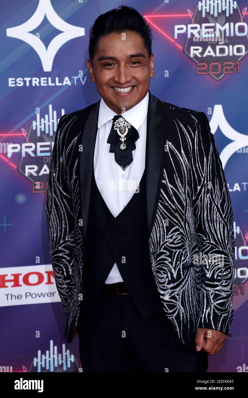 2021 radio Awards, un événement qui reconnaît le meilleur de la musique mexicaine régionale, et qui se tient pour la première fois au Mexique Banque D'Images