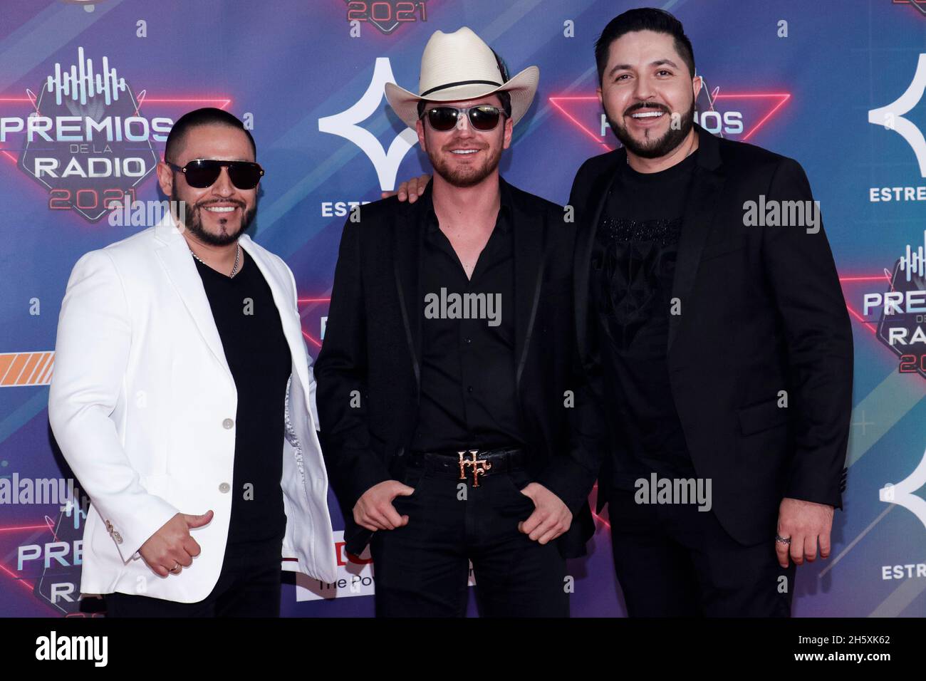 2021 radio Awards, un événement qui reconnaît le meilleur de la musique mexicaine régionale, et qui se tient pour la première fois au Mexique Banque D'Images