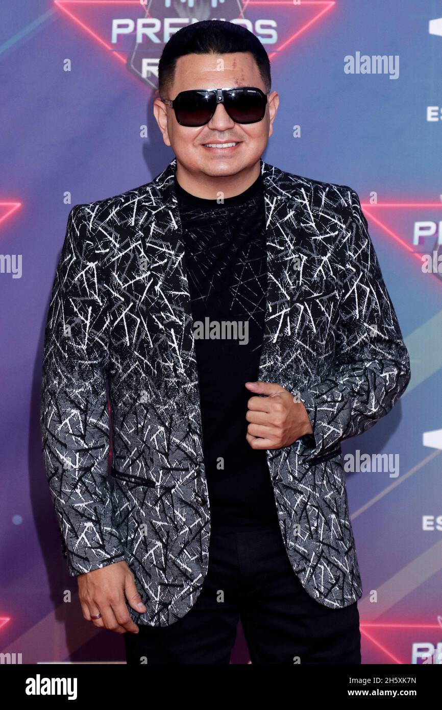 2021 radio Awards, un événement qui reconnaît le meilleur de la musique mexicaine régionale, et qui se tient pour la première fois au Mexique Banque D'Images