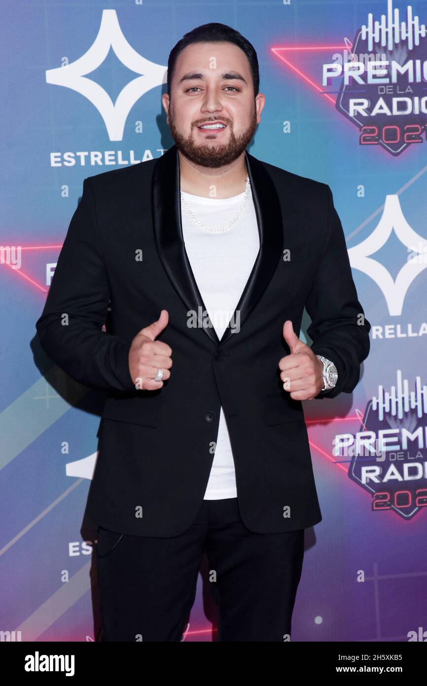 2021 radio Awards, un événement qui reconnaît le meilleur de la musique mexicaine régionale, et qui se tient pour la première fois au Mexique Banque D'Images